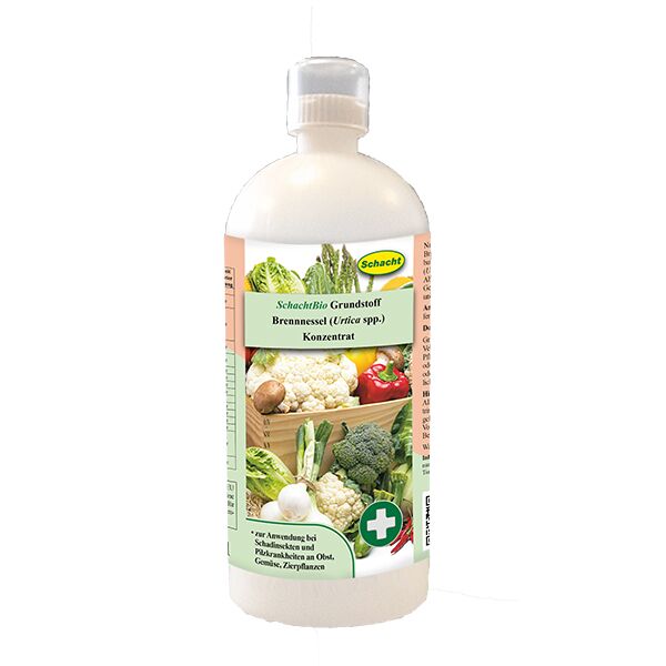 SchachtBio Grundstoff Brennnessel (Urtica spp.) Konzentrat 1 Liter