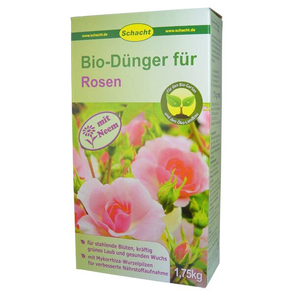 Bio-Dünger für Rosen mit Mykorrhiza und Neem 1,75 kg