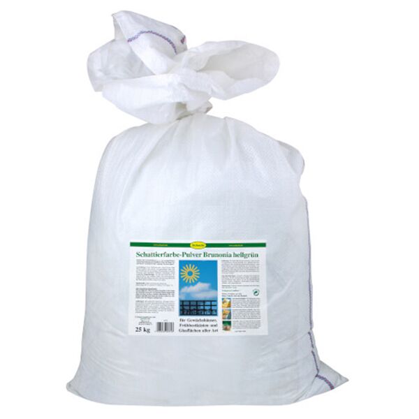 Schattierfarbe-Pulver Brunonia grün 25kg